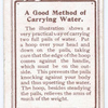 A Good Method of Carrying Water.