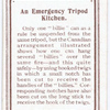 An Emergency Tripod Kitchen.