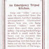 An Emergency Tripod Kitchen.