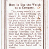 How to Use the Watch as a Compass.