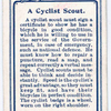 A Cyclist Scout.