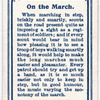 On the March.