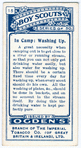 In Camp: Washing Up.