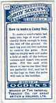 How to make a Camp Bed.