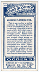 Canadian Camping Bed.