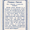 Pioneer Patrol.