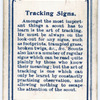 Tracking Signs.