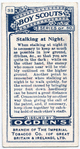 Stalking at Night.