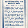 An Officer Dealing with Wounded Scout.