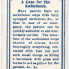 A Case for the Ambulance.