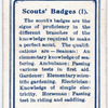 Scouts' Badges.