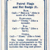 Patrol Flags and Hat Badge (3).