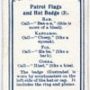 Patrol Flags and Hat Badge (3).