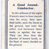 A Good Sound-Conductor.