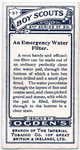 An Emergency Water Filter.