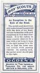 A Exception to the Rule of the Road.