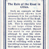The Rule of the Road in Cities.
