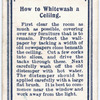 How to Whitewash a Ceiling.