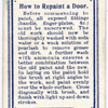 How to Repaint a Door.