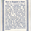 How to Repaint a Door.