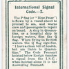 International Signal Code. - 2.