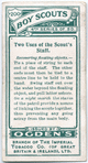 Two uses of the Scout's Staff.
