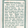 Indian Club Excercises. - 1.