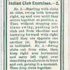 Indian Club Excercises. - 2.