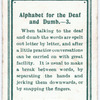 Alphabet for the Deaf and Dumb. - 3.