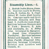 Steamship Lines. - 1.