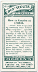 How to Umpire at Cricket.