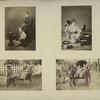 Japanese Men and Women : Hairdressing, and Riding Rickshaw