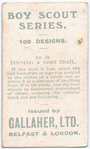 Finding a Lost Trail.