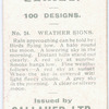 Weather Signs.