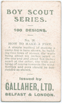 How to Make a Fire.