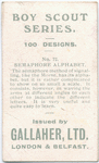 Semaphore Alphabet.
