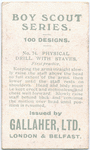 Physical Drill with Staves.