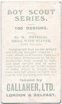 Physical Drill with Staves (Fifth practice).
