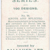 Knots and Splicing.