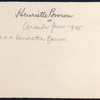 Henrietta Brown