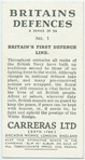 Britain's First Defence Line.
