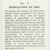Signalling At Sea.