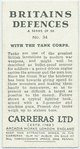 With The Tank Corps.