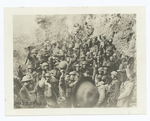 American soldiers cheering news of the Armistice.