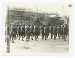 Arrival of American troops in France.