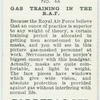 Gas Training in the R.A.F.