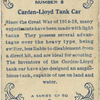 Carden-Lloyd Tank Car.