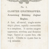 Gloster Gnatsnapper.