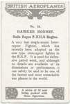 Hawker Hornet.