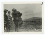 American brig[adier] gen[eral] and staff watching surrender of Montsec hill. 9-18.